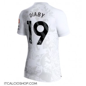 Aston Villa Moussa Diaby #19 Seconda Maglia Femmina 2023-24 Manica Corta